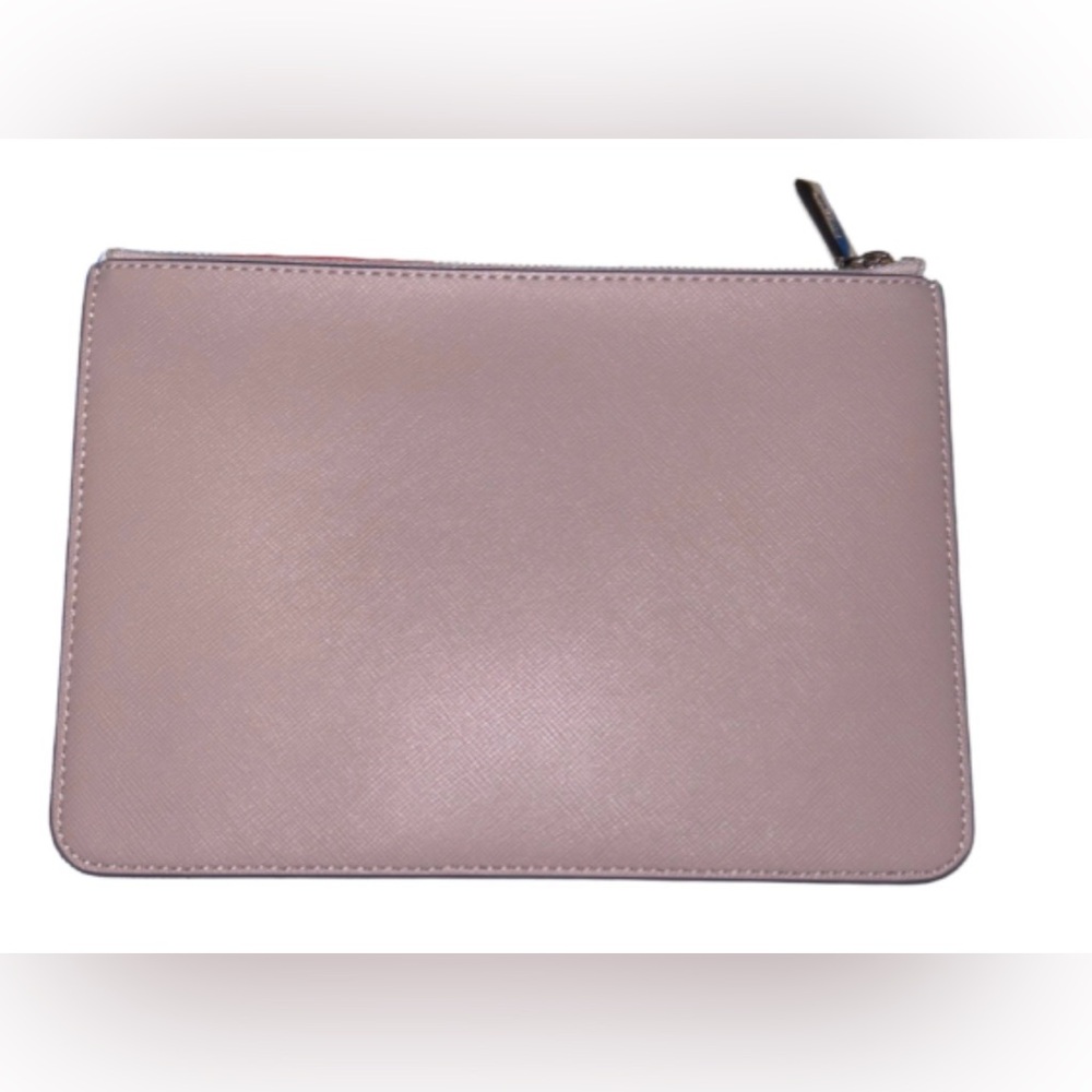 Kate Spade New York Cameron Street Sima clutch in a pink/blush Saffiano leather - Picture 2 of 9